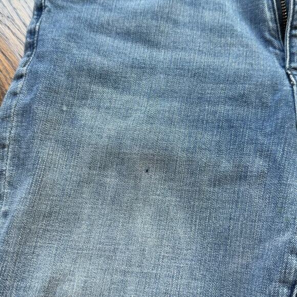 Kut from the Kloth Katy Boyfriend Jeans Size 12 Medium Wash Light Distressing - Picture 2 of 7